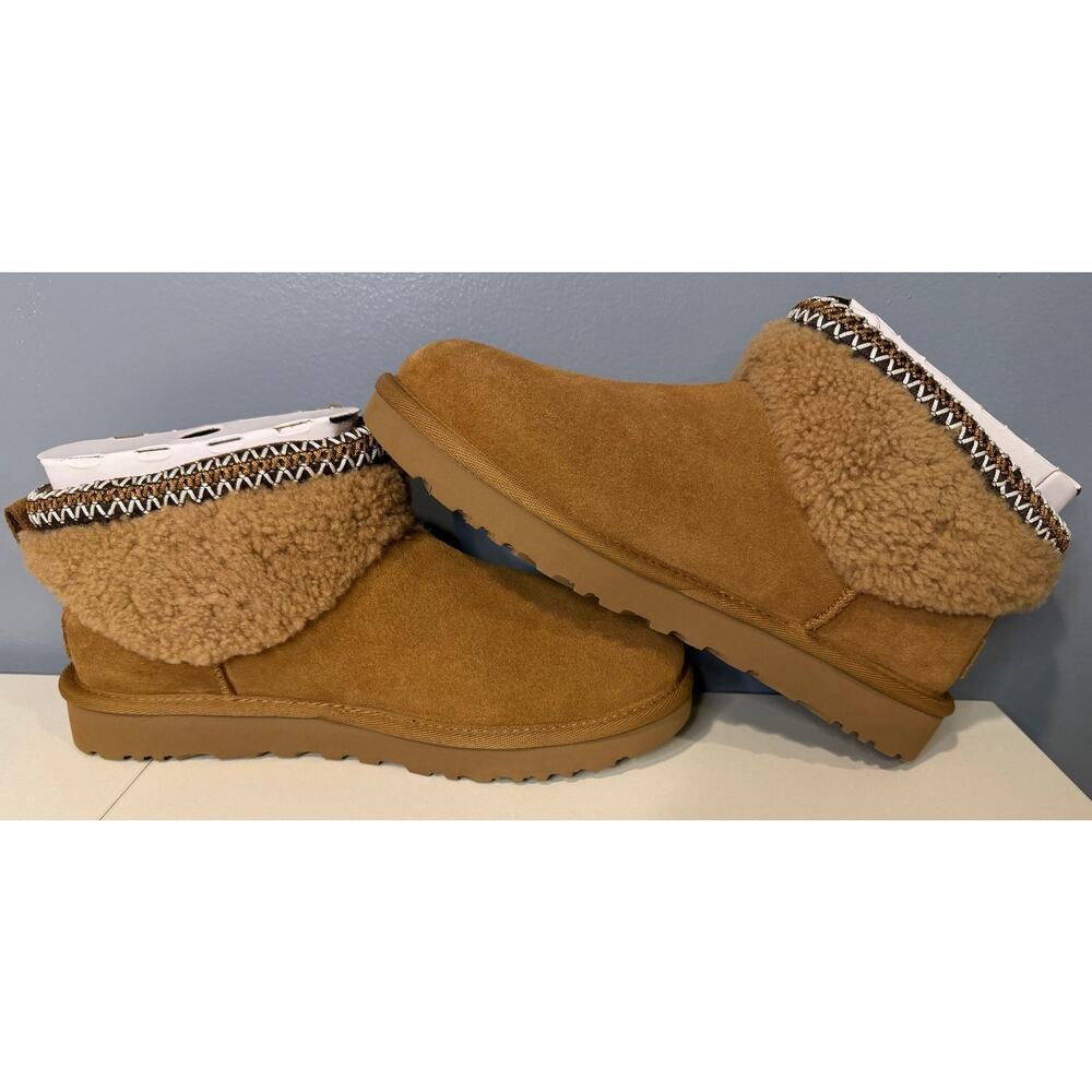 NIB Ugg Classic Ultra Mini Maxi Curly Boot - Women's Size 8 - Picture 5 of 12
